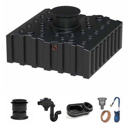 FFT4000K2 Florantia Flachtank 4000 Liter Komfort II Set