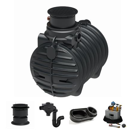 FET3400K4 Florantia Erdtank 3400 Liter Komfort IV Set